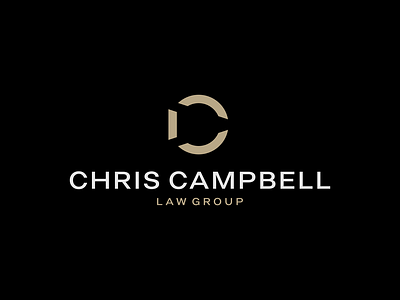 Chris Campbell Law Group attorney branding c character clogo design graphic design icon illustration law lawfirm lawgroup logo logobrand logomark luxury symbol vector