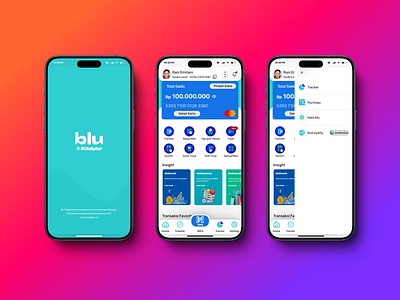 BluBCA Mobile Banking ui