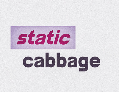 static cabbage branding illustrator photoshop