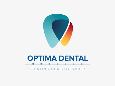 Optima Dental graphic design