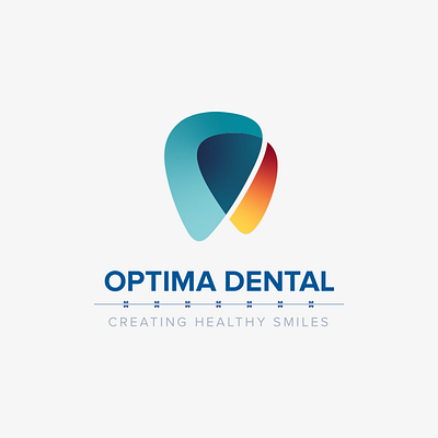 Optima Dental branding buissines card colorful logotype dental dental clinic dental identity dental logo dental logotype graphic design logo