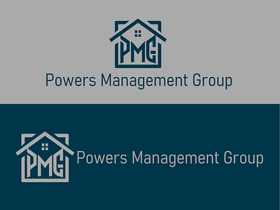 Powers-Management-Group-Logo app branding design graphic design illustration logo logos typography ui vector