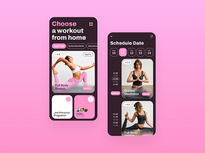 Workout App UI app app design design dribbble dribbble shot figma figma design figma designer fitness app fitness ui typography ui uiinspiration ux uxinspiration uxui design workout app workout ui