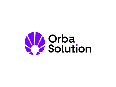 Orba Solution Logo Design abstract logo app icon brand identity branding carrere logo creative logo idea logo logo design orba logo orba solution