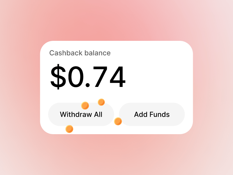 Cashback balance micro-interaction — withdraw money balance design fintech microinteraction motion graphics ui withdraw