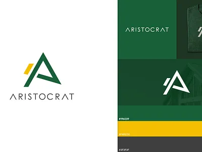 Aristocrat Logo aristocrat branding font graphic design illustration lettering logo logomark minimal minimalist mockups typography