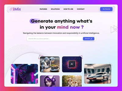 AIMIX 3d animation branding graphic design logo motion graphics ui