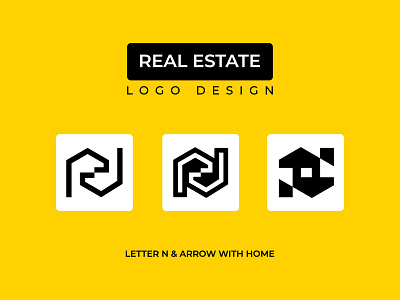 Real estate logo design, Unused logo brand identity branding home logo identity lettermark lettermark n logo logo design logodesigner logos logotype n logo real estate company logo real estate logo realtor logo realty logo