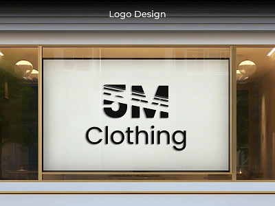 5M Clothing - Apparel Brand Logo apparel apparel brand apparel logo brand clothes clothing clothing brand clothing brand logo clothing store fashion fashion brand fashion logo minimal logo premium brand logo style