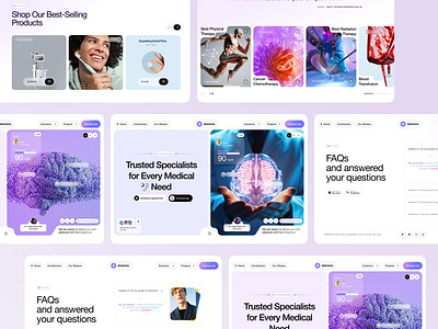 Medical Technology Landing Page Website doctor doctor website doctors health health care health care website healthcare home page landing page landing page design medical medical care medical website design medicin pharmacy shop trendy ui ux web design