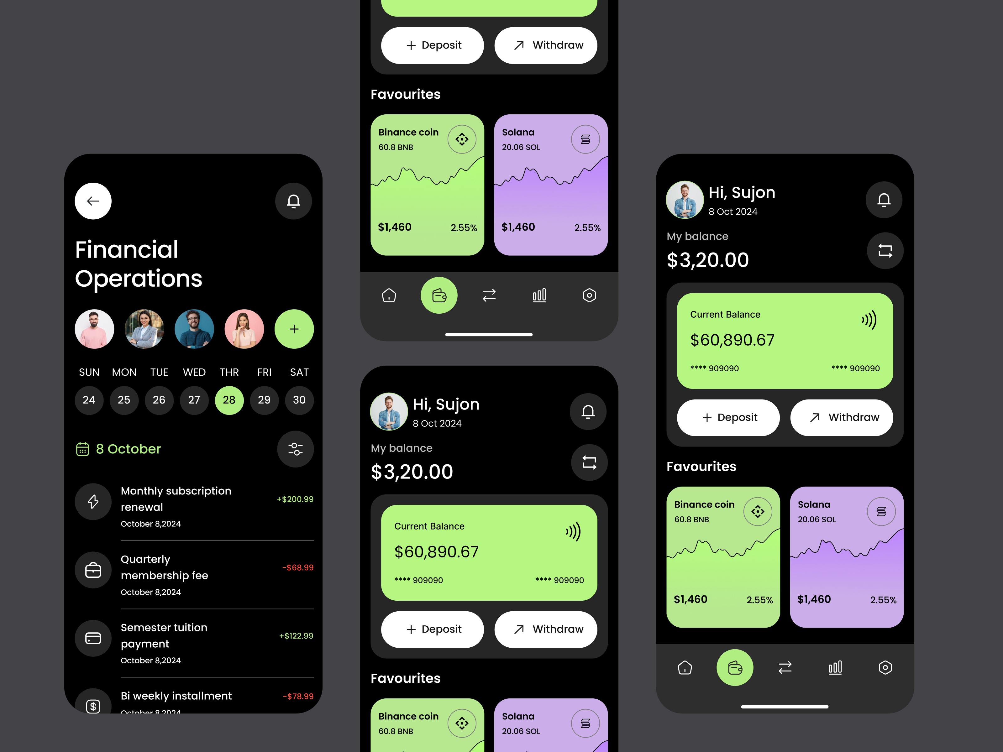 Example of Mobile App Design (25 Screens)