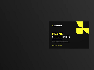 Likhon.Net - Brand Guidelines animation brand design brand guide brand guidelines brand identity branding logo logo design logo designer logo folio logo mark logos