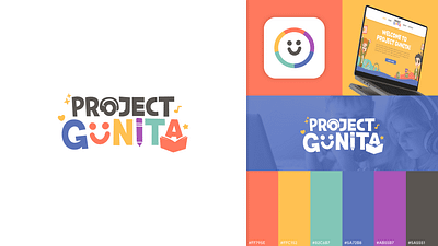 Project Gunita Logo branding font graphic design illustration lettering logo logomark minimal minimalist mockups project gunita typography