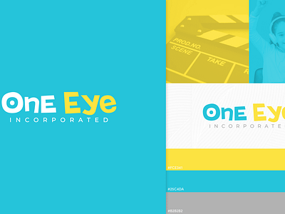 One Eye Inc. Logo branding font graphic design illustration lettering logo logomark minimal minimalist mockups one eye typography