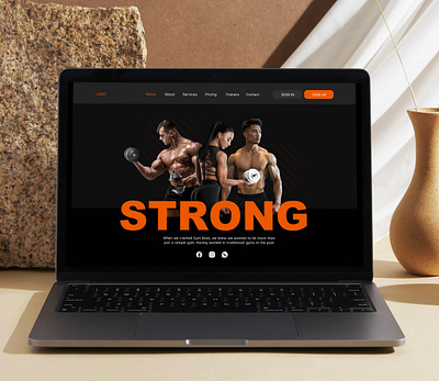 MoveWell Fitness Site design fitness modern ui ux webdesign