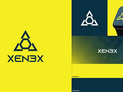 Xenex Logo branding font graphic design illustration lettering logo logomark minimal minimalist mockups typography xenex