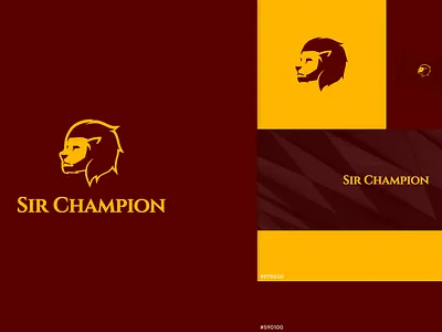 Sir Champion Logo branding font graphic design illustration lettering logo logomark minimal minimalist mockups sir champion typography