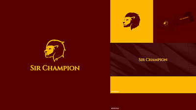 Sir Champion Logo branding font graphic design illustration lettering logo logomark minimal minimalist mockups sir champion typography