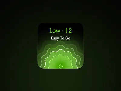 Pollen Level — IOS Widget Challenge Day 14 design ios mobile app ui ux widget