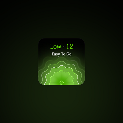 Pollen Level — IOS Widget Challenge Day 14 design ios mobile app ui ux widget