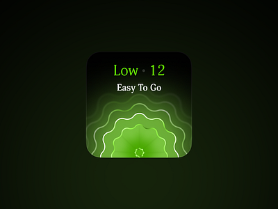 Pollen Level — IOS Widget Challenge Day 14 design ios mobile app ui ux widget