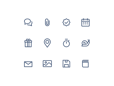 Icon Set bold branding icon icons set illustration line ui