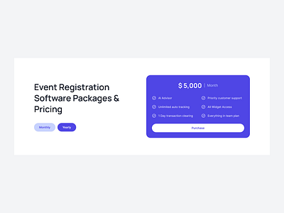 Pricing card with CTA button clean e commerce pricing minimalist price pricing card pricing page pricing table pricing website saas pricing subscription plans ui uniqueness ux