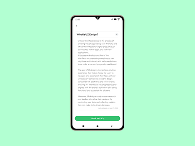 Daily UI Challenge # 26 - FAQ Reply android branding daily challenge daily ui challenge 26 design faq faq reply figma figma design illustration iphone ui uiux uiux research