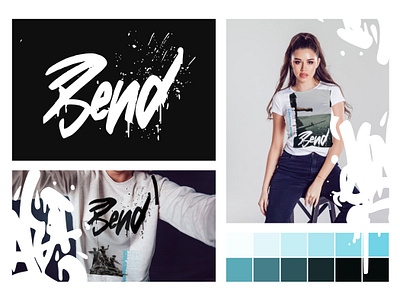 Bend branding clothing brands graphic design ui