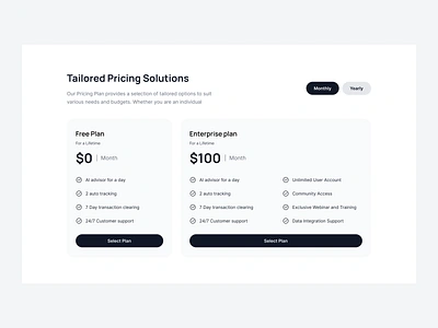 Horizontal pricing plans clean e commerce pricing minimalist price pricing card pricing page pricing table pricing website saas pricing service subscription plans ui design uniqueness ux design