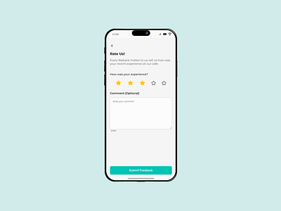 Daily UI Challenge # 31 - Rate Us Screen android branding coffee cafe daily challenge daily ui challenge 31 design figma figma design illustration iphone rate us star ui uiux ux research