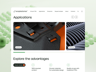 Ecoplastomer – Web 3d 3d design animation blender brand identity design branding design graphic design illustration logo motion motion design motion graphics typography ui ux uxui design vector webdesign website