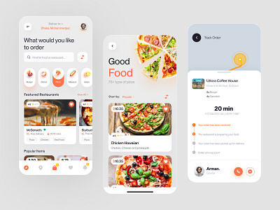 Food Delivery App app app design delivery delivery app food food app food delivery food delivery app mobile app mobile app design mobile ui mobileapp ui uiux