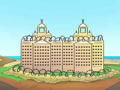 Hotel Nactional 2d animation animation character design environment design