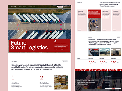 Logistics Company Website agency website beautiful website best web design business website cool website corporate website creative website form ui modern website professional website ui ui design web design web ui web ui design webdesign website website design