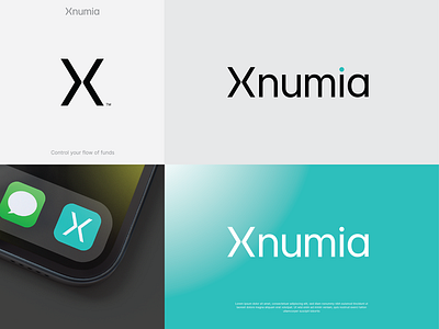 Xnumia branding design logo logo design logo minimalist logotype