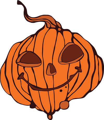 Pumpkin. Vector