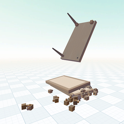 Flatpack assembler - a game concept and UI 3d game ui