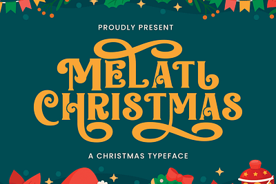 Melati Christmas - A Christmas Typeface tshirt fonts