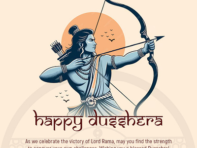 Dussehra Post branding celebration dussehra festivaldesign festiveart graphicdesign invitationdesign photoshoptemplate socialmediagraphics