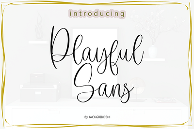 Playful Sans | Handwritten Font branding design font graphic design handwritten illustration logo playful sans script vector