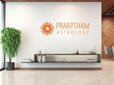 Prarptham Astrology Logo branding