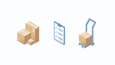 Logistics Icons for PPL design graphic design iconography icons logistics vector