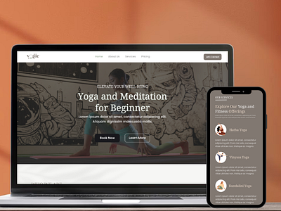 New Design For Yoga design figma graphic design illustration ui ui design uiux uiux design ux ux design yoga design