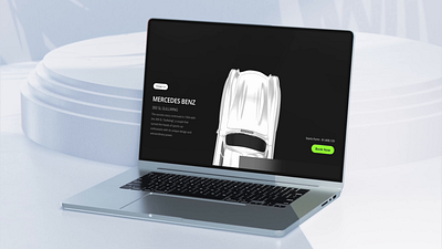 Rediscover Mercedes: An Interactive Website Experience car showcase ui