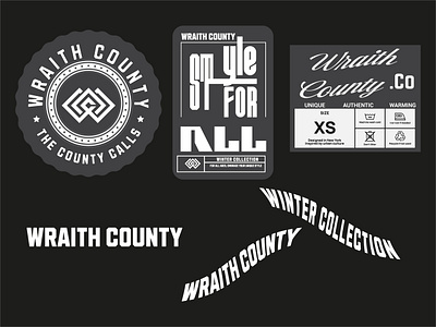 Winter collection branding graphic design illustration logo product design streetwear typography vector