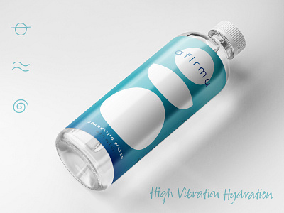 Afirma - Label Design affirmation bottle graphic design hydration label logo packaging phrases product water