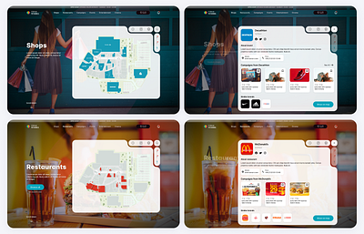Shopping Mall Responsive Web bento box campaigns events mall mobile responsive restaurants shopping shopping mall shops ui web