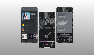 #009 - music player app 009 009 dailyui 009 music player app dailyui dailyui 009 figma music player app ui uichallange uidaily