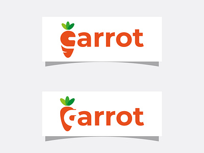 Carrot wordmark logo design concept carrot cute design food fruit garden healthy juice letter logo logo design orange plant text logo trendy logo vegetables wordmark logo